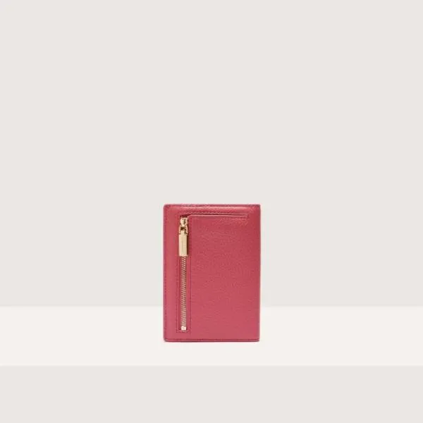 Metallic Soft Rosewood Women Coccinelle Wallets and Small Leather Goods