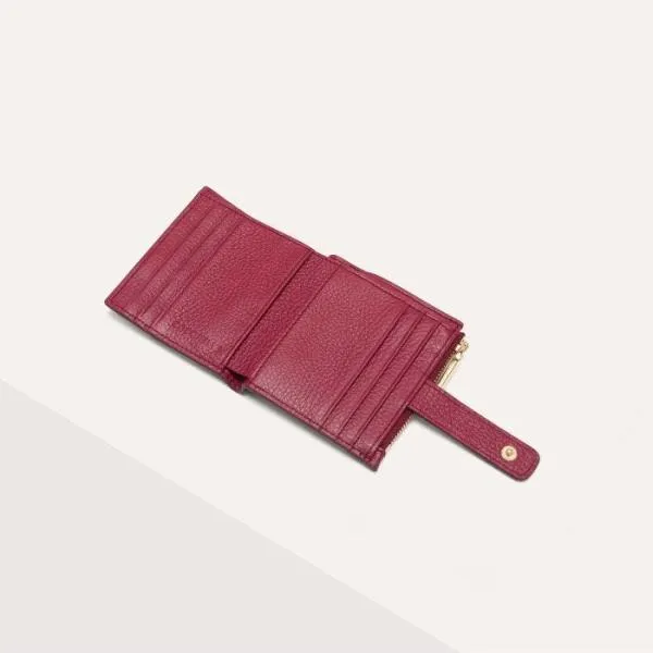 Metallic Soft Sangria Women Coccinelle Wallets and Small Leather Goods Metallic Soft Sangria Women Coccinelle Wallets and Small Leather Goods