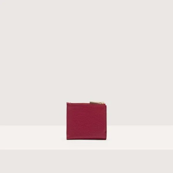 Metallic Soft Sangria Women Coccinelle Wallets and Small Leather Goods Metallic Soft Sangria Women Coccinelle Wallets and Small Leather Goods