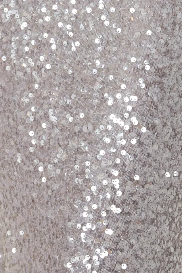 Milly Ishani Sequins Slip Dress Grey Women Dresses Milly Ishani Sequins Slip Dress Grey Women Dresses