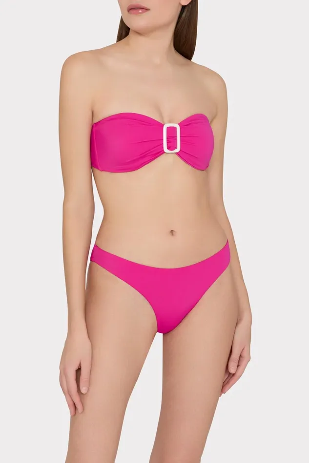 Milly Margot Bikini Bottom Hot Pink Women Swim and Coverups
