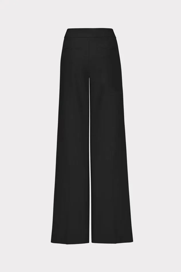 Milly Nash Cady Pants Black Women Pants