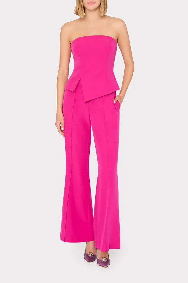 Milly Nash Cady Pants Fuchsia Women Matching Sets
