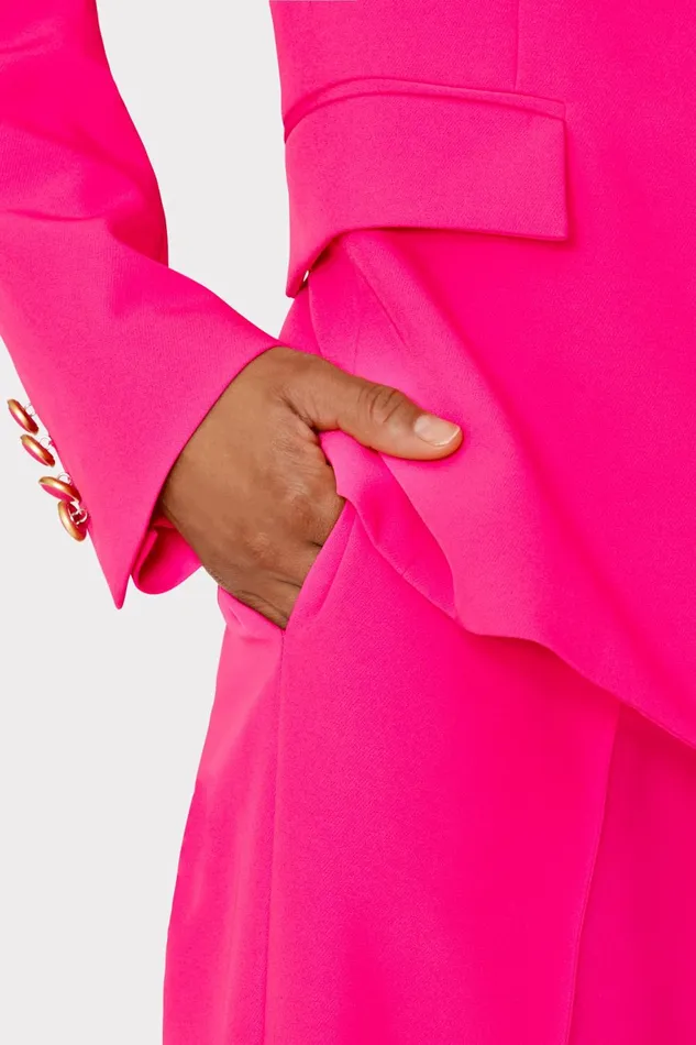 Milly Nash Cady Pants Milly Pink Women Matching Sets