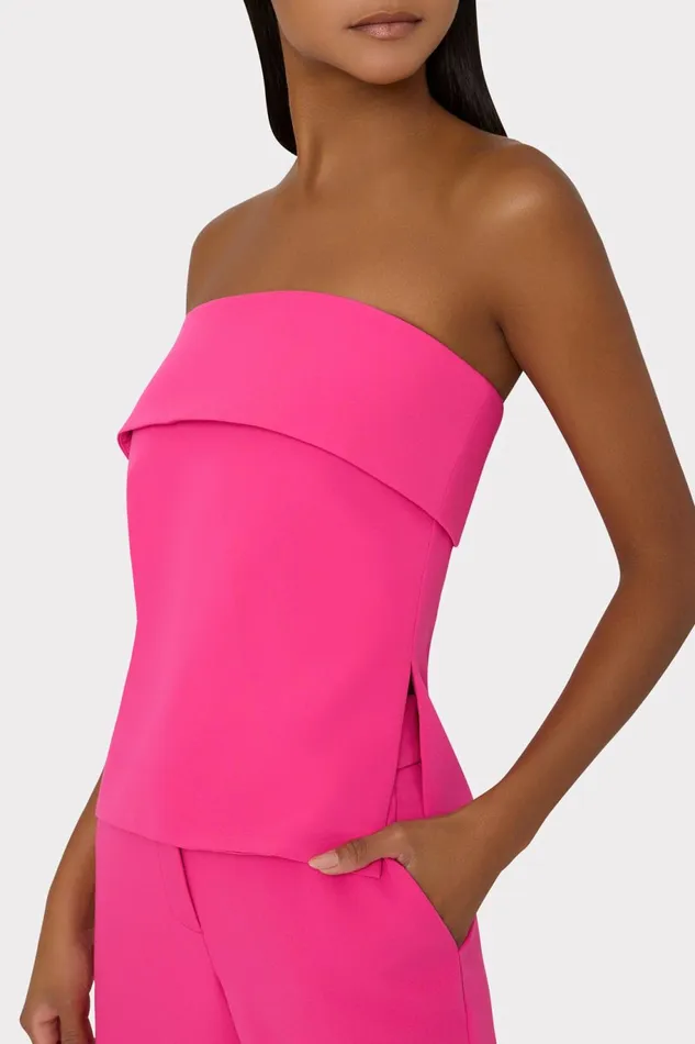 Milly Nicola Cady Pants Milly Pink Women Pants