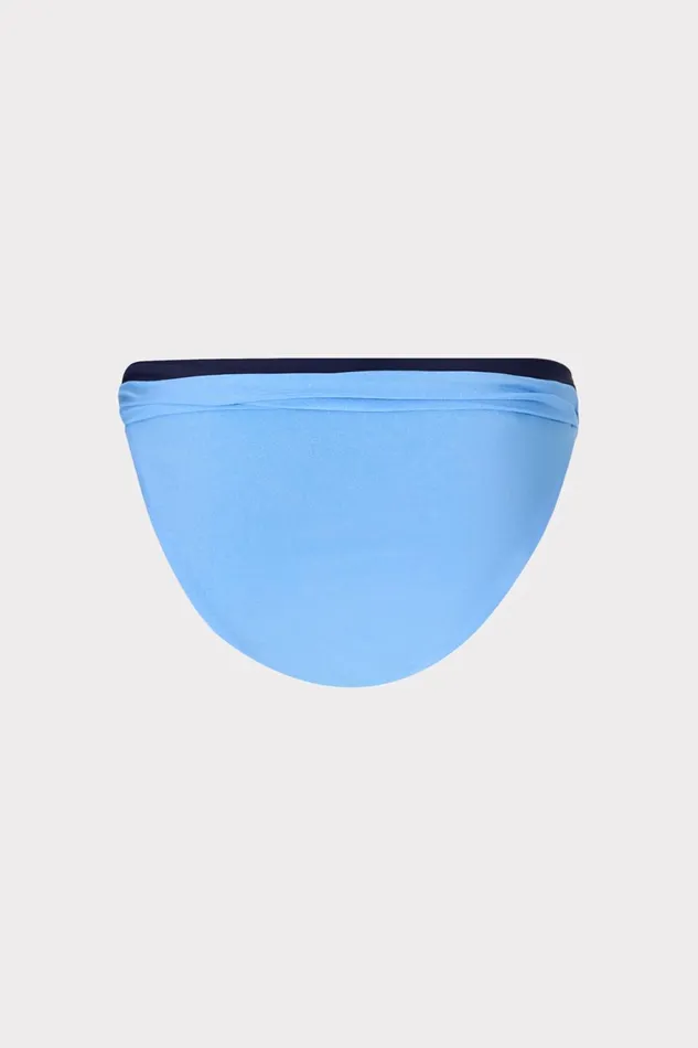 Milly Scala Reversible Bikini Bottom Mineral Bluenavy Women Swim and Coverups