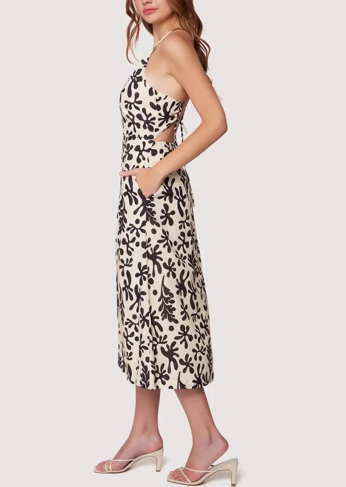 Minerva039s Spell Midi Dress Blackwhite Women Lost Wander Dresses