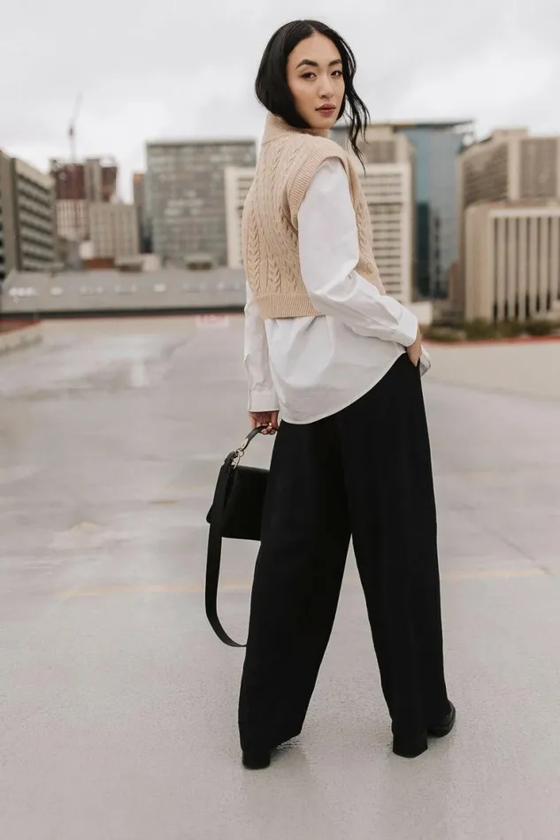 Morgan Wide Leg Pants In Black Black Women Bohme Pants