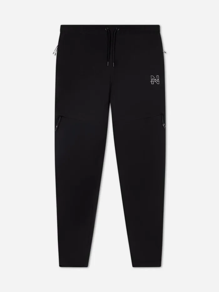 NICCE Bottoms Mens NICCE Sect Graphic Cargo Pants Black