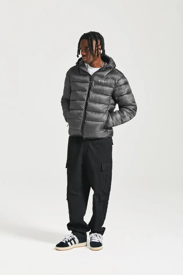 NICCE Coats and Jackets Mens NICCE Repeater Jacket Blackcoal