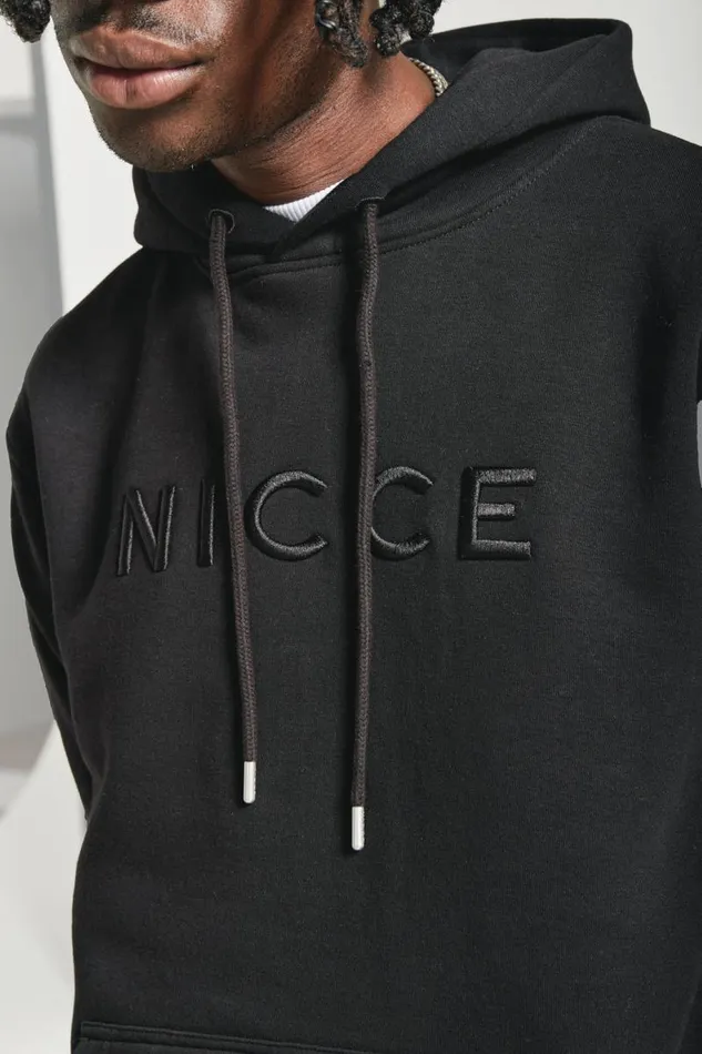 NICCE Hoodies and Sweatshirts Mens NICCE Mercury Hoodie Black