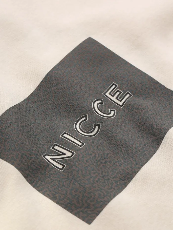 NICCE Hoodies and Sweatshirts Mens NICCE Trail Box Sweatshirt Ivory