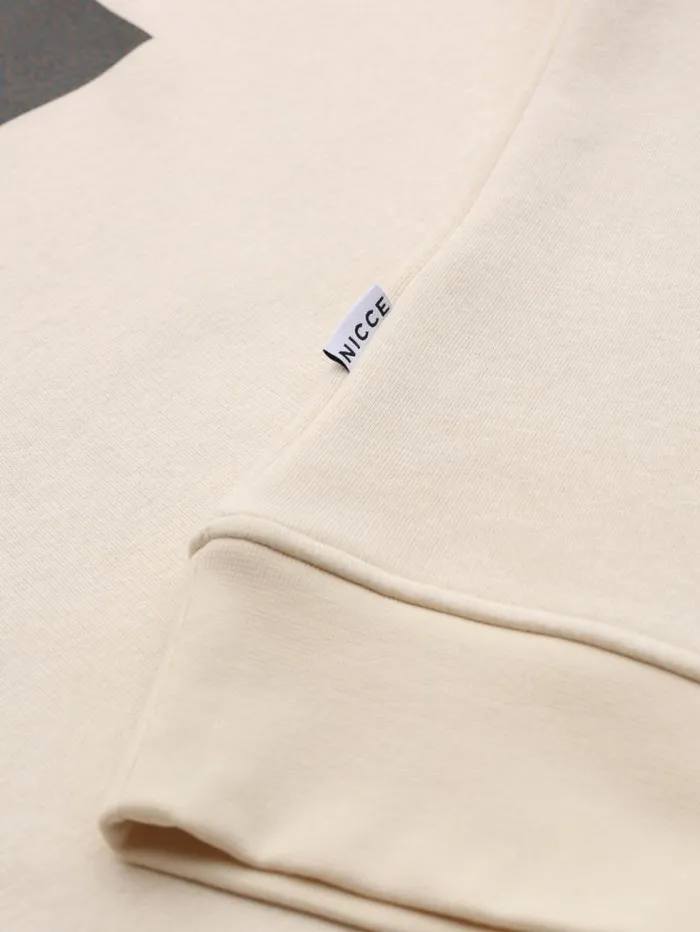 NICCE Hoodies and Sweatshirts Mens NICCE Trail Box Sweatshirt Ivory