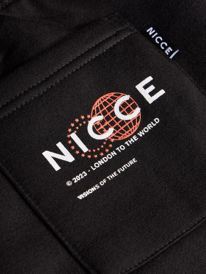 NICCE Shorts Juniors NICCE Juniors Visiona Cargo Jogger Shorts Black