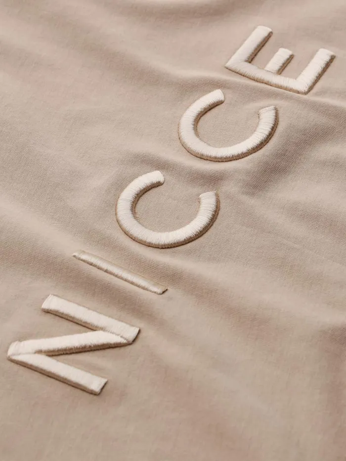 NICCE TShirts Mens NICCE Mercury Oversized TShirt Stone