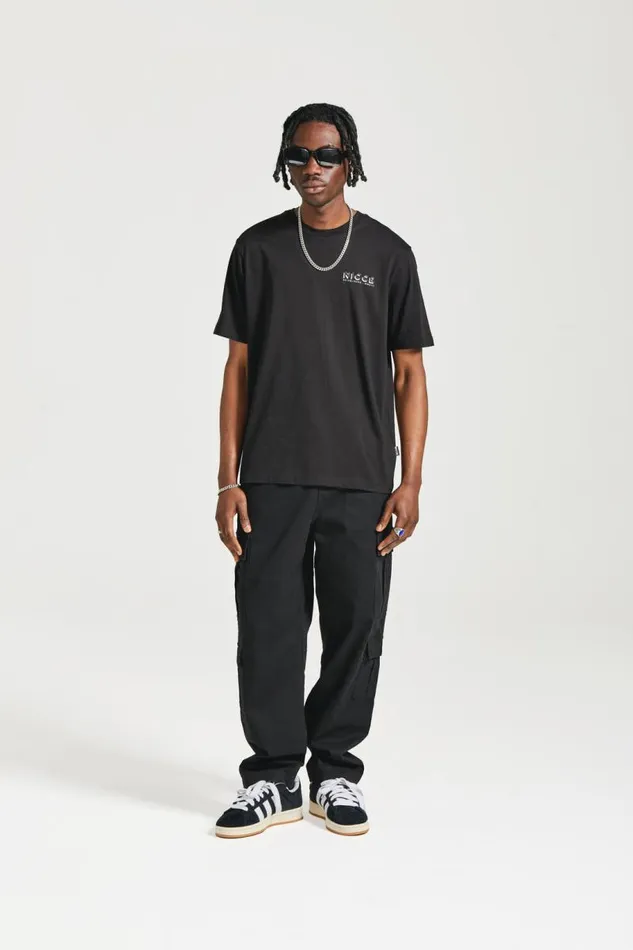 NICCE TShirts Mens NICCE Multi Logo TShirt Black