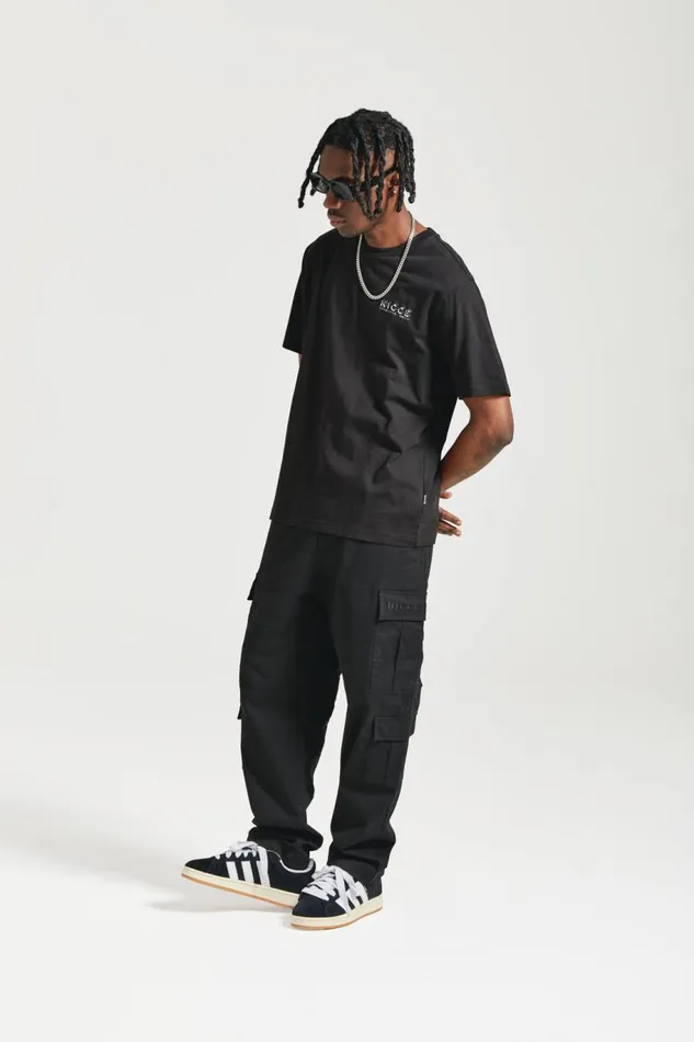 NICCE TShirts Mens NICCE Multi Logo TShirt Black