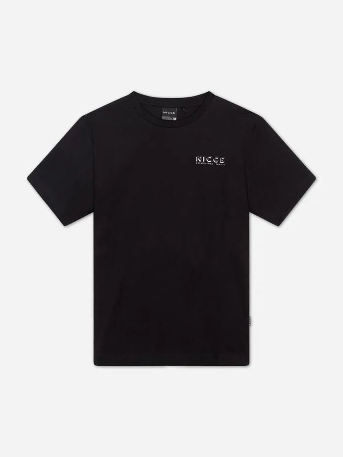 NICCE TShirts Mens NICCE Multi Logo TShirt Black