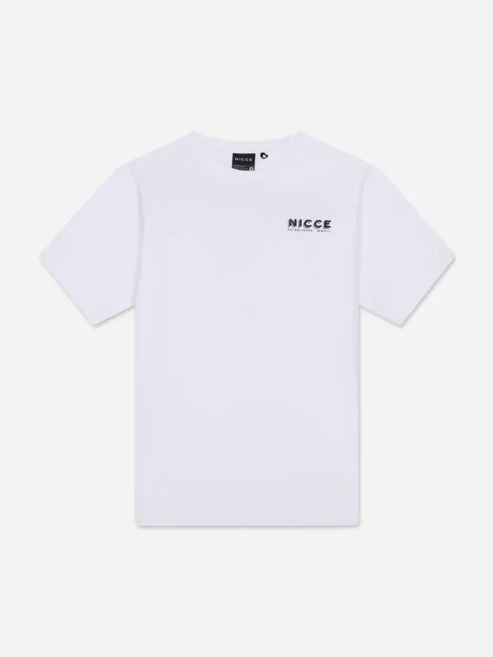 NICCE TShirts Mens NICCE Multi Logo TShirt White