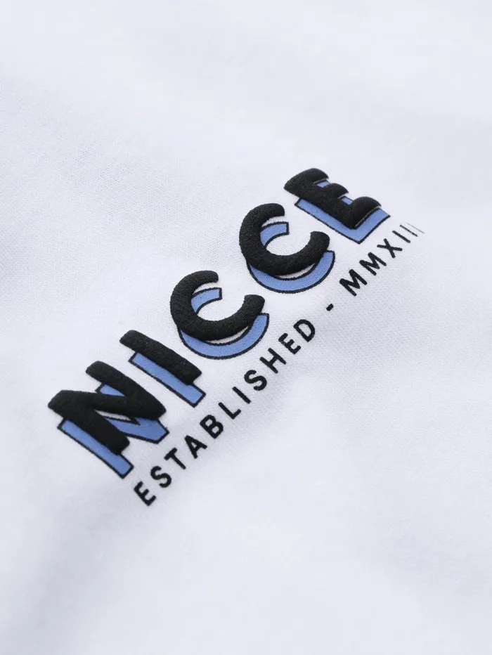 NICCE TShirts Mens NICCE Multi Logo TShirt White