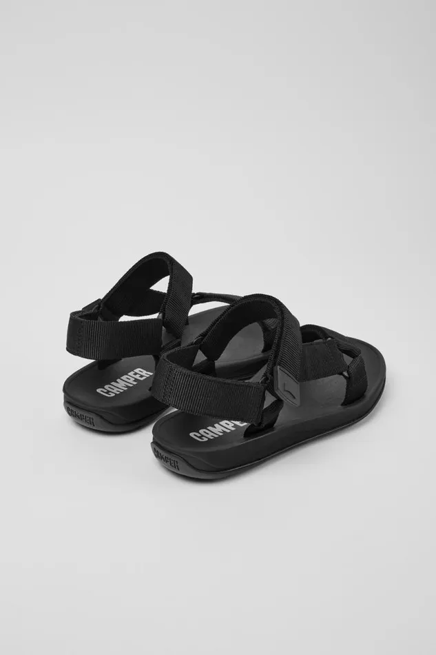 Non Leather Shoes Men Camper Match Mens Black Sandal