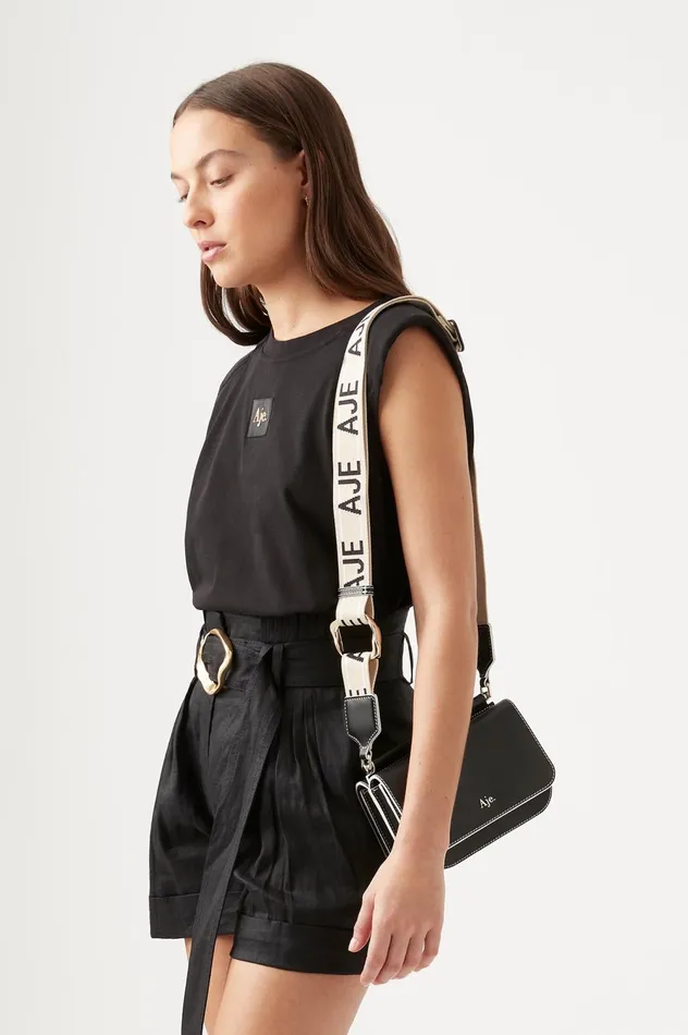 Nova Crossbody Bag Black Women Aje Handbags 038 Wallets