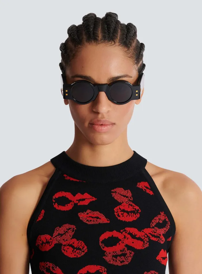 Olivier Sunglasses Black WomenMen Balmain Eyewear