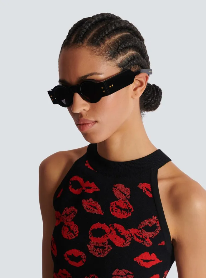 Olivier Sunglasses Black WomenMen Balmain Eyewear