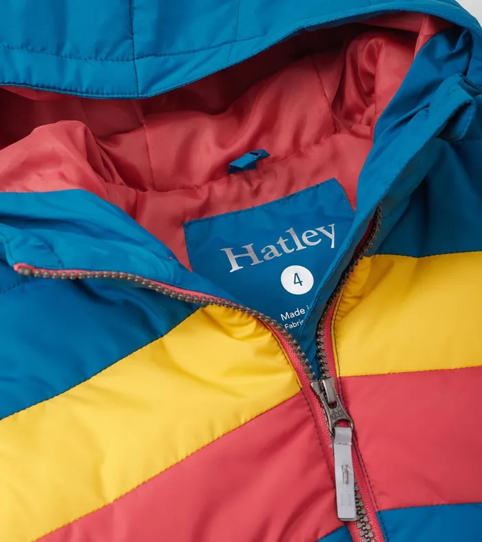 Outerwear Boys Hatley Boys Aspen Colour Block Puffer Jacket