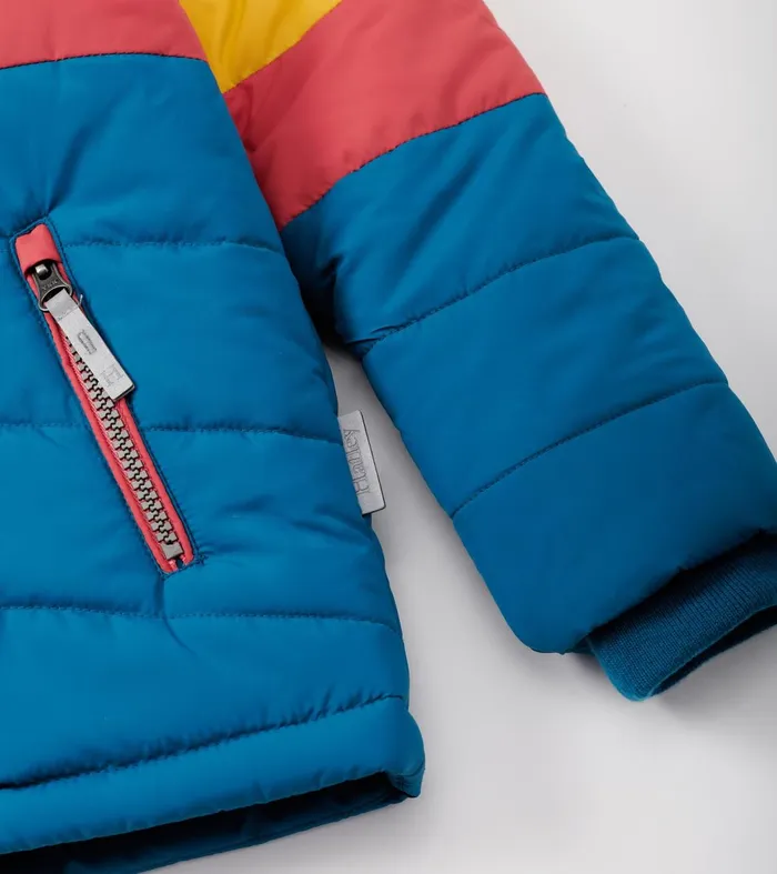 Outerwear Boys Hatley Boys Aspen Colour Block Puffer Jacket