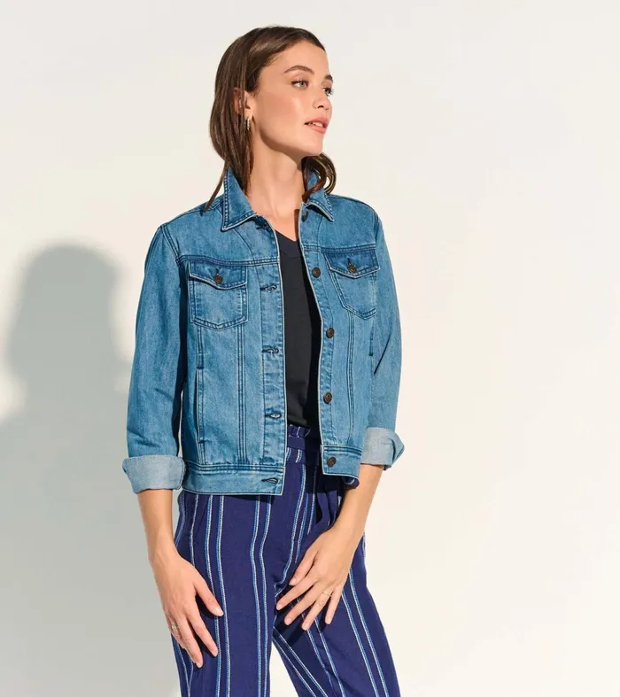 Outerwear Women Hatley Embroidered Denim Jacket