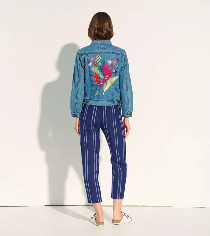 Outerwear Women Hatley Embroidered Denim Jacket