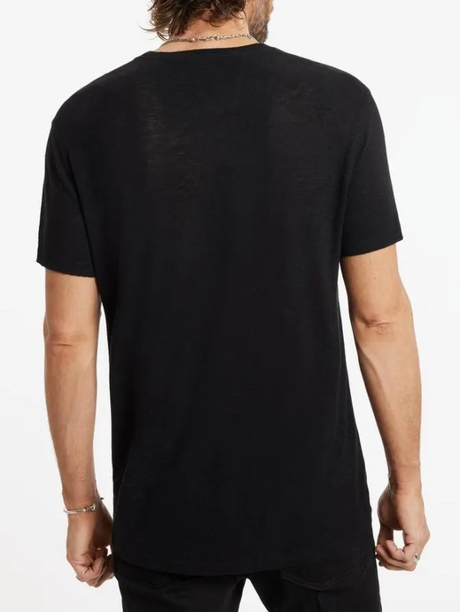 PAINTED SKULL TEE Black Clothing John Varvatos Polos