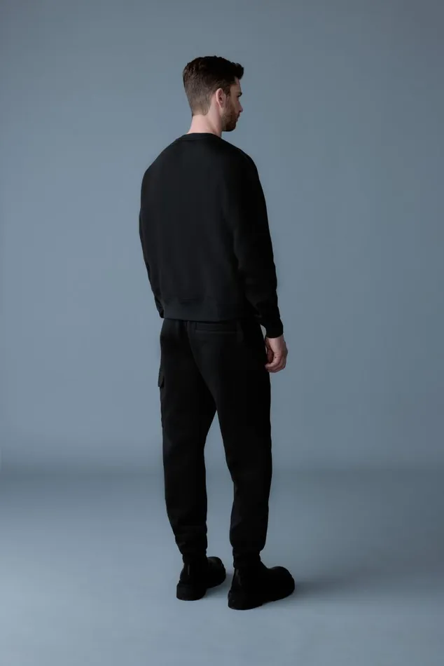Pants and Shorts Men Mackage MARVINR Double Face Jersey Cargo Sweatpants Trench