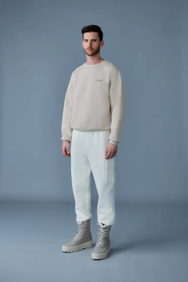 Pants and Shorts Men Mackage MARVINR Double Face Jersey Cargo Sweatpants Trench