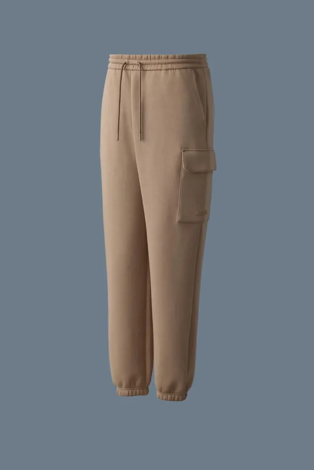 Pants and Shorts Men Mackage MARVINR Double Face Jersey Cargo Sweatpants Trench