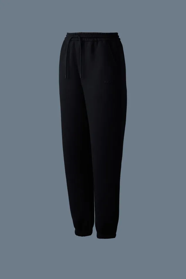 Pants and Shorts Women Mackage NEVR Doubleface Jersey Sweatpants Black