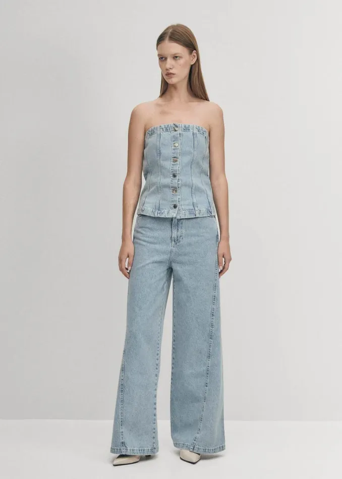 Pants Women ALOHAS Magda Blue Denim Pants
