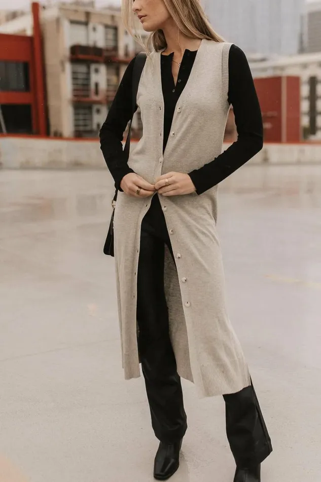 Parker Button Up Dress In Grey Grey Women Bohme Dresses