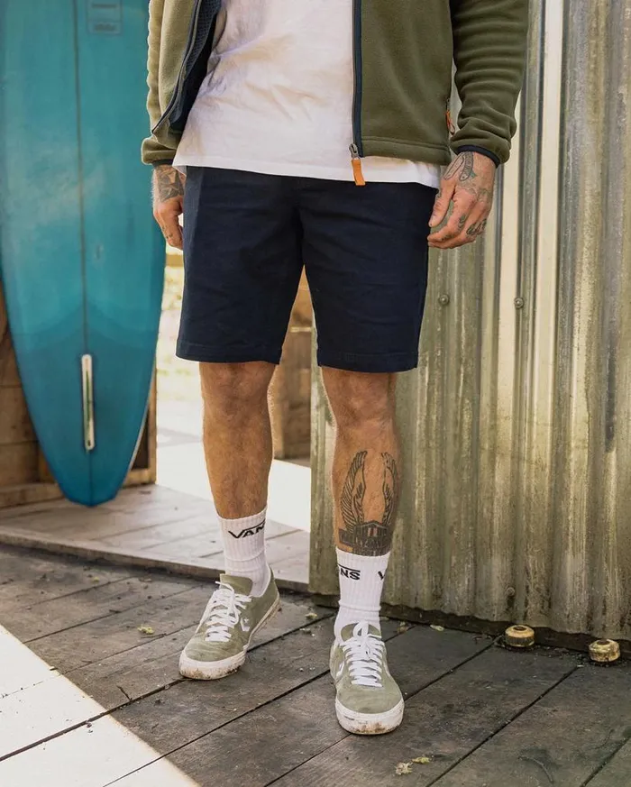 Passenger Clothing 365 Organic Cotton Shorts Deep Navy Men Shorts