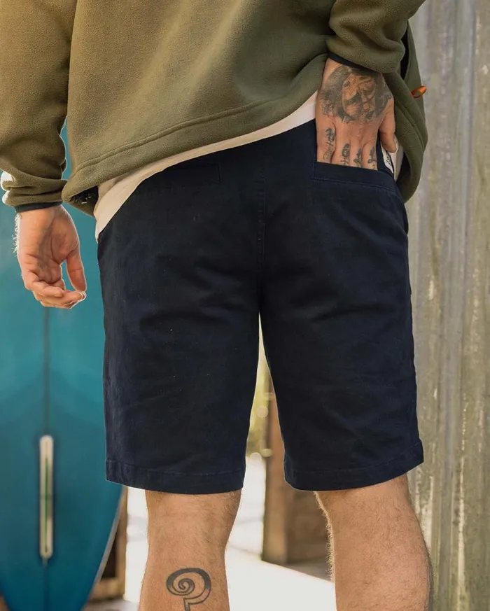 Passenger Clothing 365 Organic Cotton Shorts Deep Navy Men Shorts