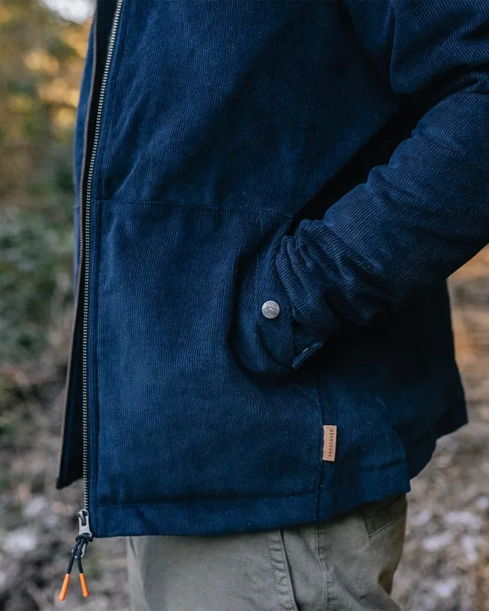 Passenger Clothing Alder Cord Jacket Deep Navy Men Jackets