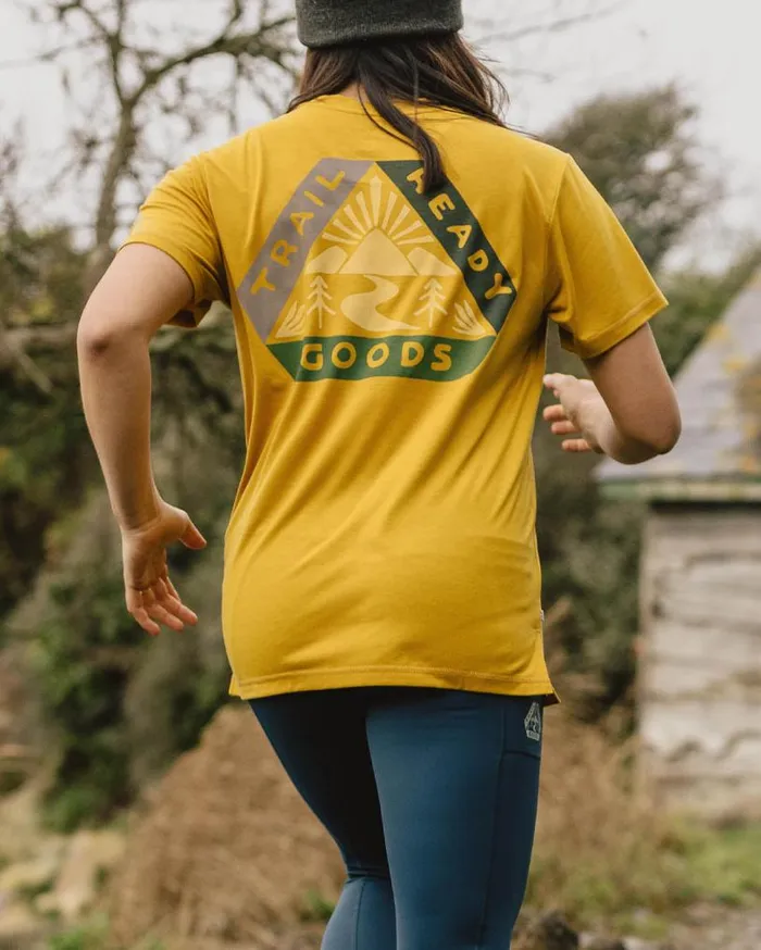 Passenger Clothing Aurora Recycled Active TShirt Honey Women Activewear
