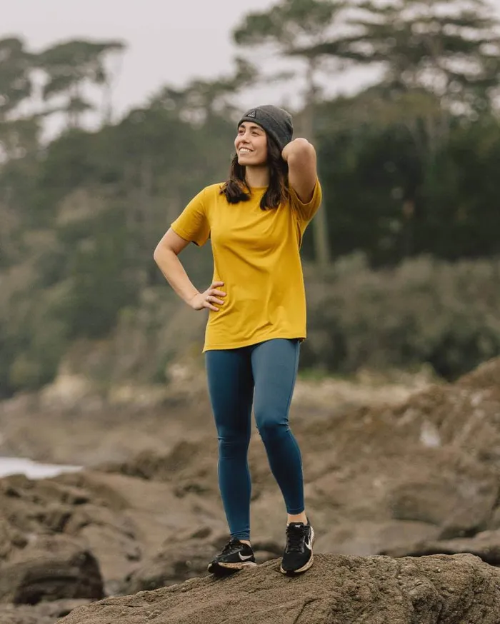 Passenger Clothing Aurora Recycled Active TShirt Honey Women Activewear
