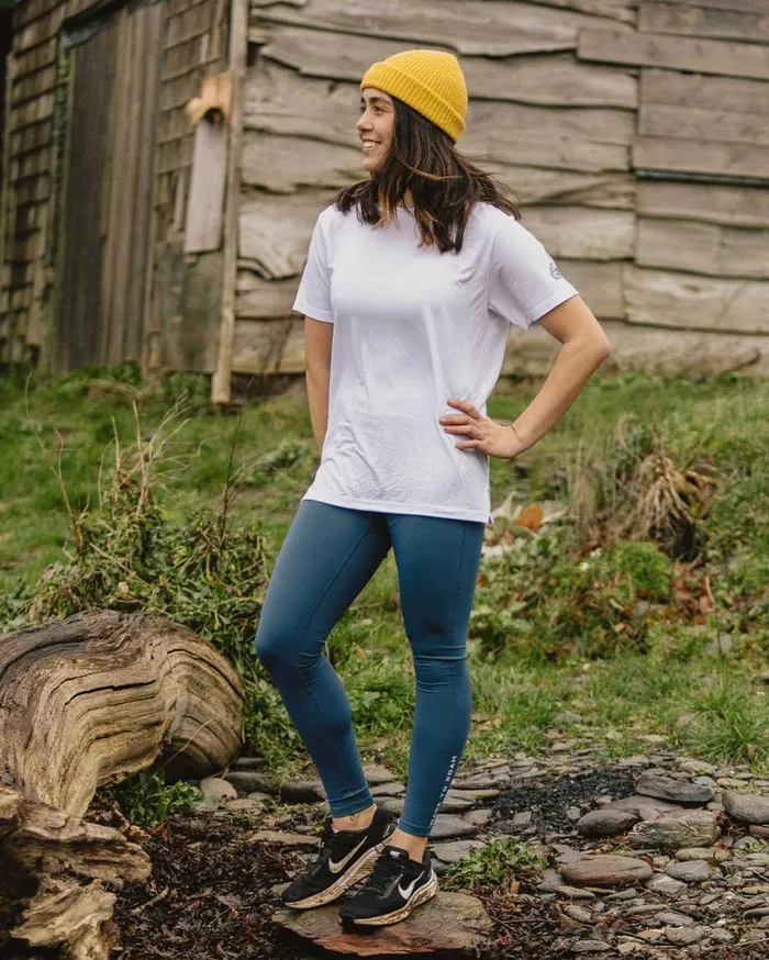 Passenger Clothing Aurora Recycled Active TShirt White Women Activewear