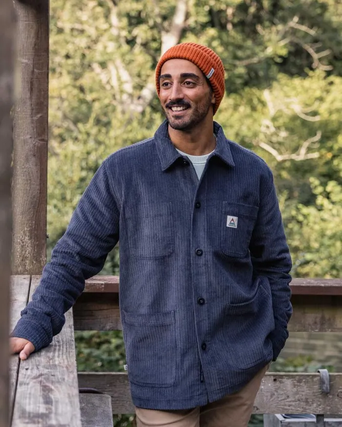 Passenger Clothing Balsa Cord Overshirt Charcoal Men Shirts