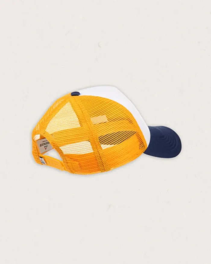 Passenger Clothing Beechey Snapback Trucker Cap Dark Denim WomenMen Caps and Hats