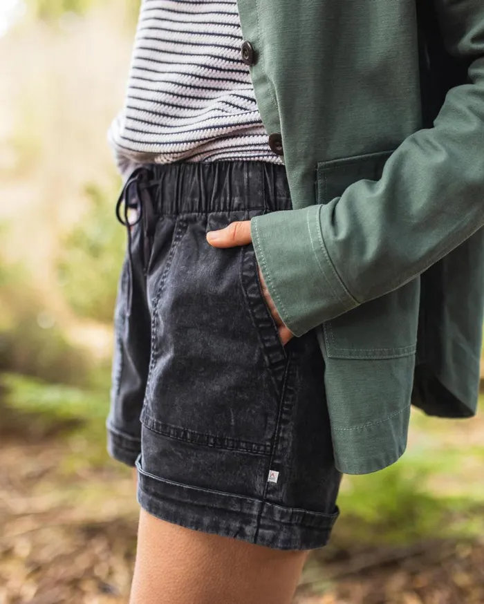 Passenger Clothing Carriso Organic Cotton Short Black Women Shorts