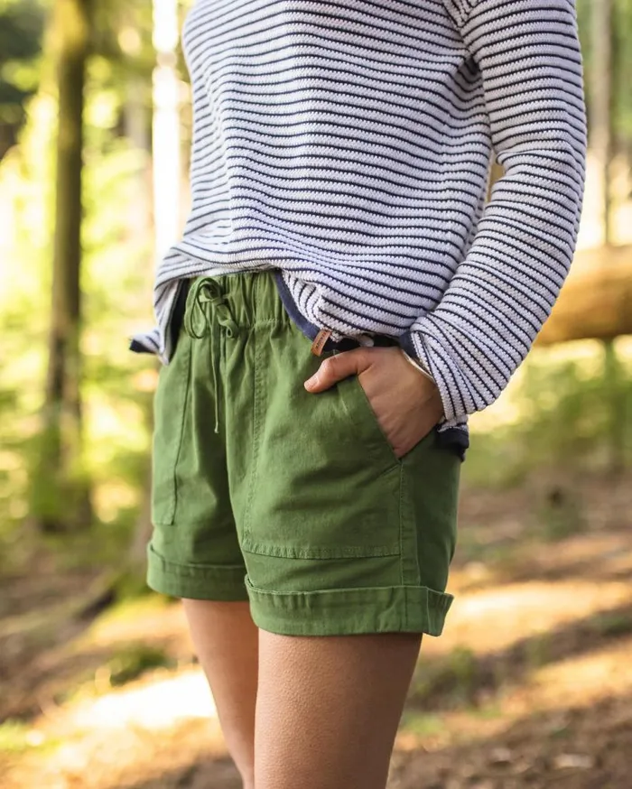 Passenger Clothing Carriso Organic Cotton Short Vineyard Green Women Shorts