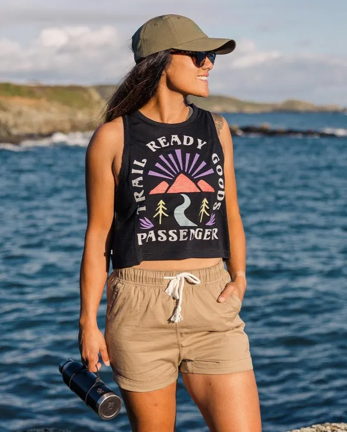 Passenger Clothing Exhale Active Recycled Vest Black Women Activewear